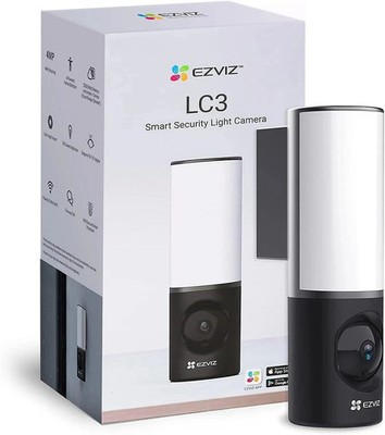 Ezviz LC3 Smart Security Wandleuchte Kamera mit Smart Vision &Ai Menschenerkennung