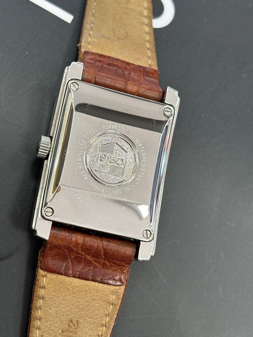 ORIS Rectangular Hand-Winding Manual Date Wristwa… - image 4