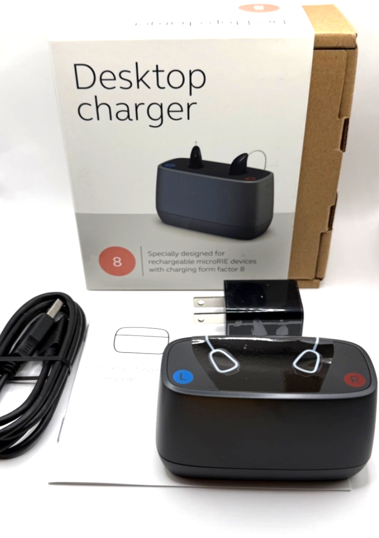 Resound Desktop Charger For Vivia, Nexia, Jabra Hearing Aids