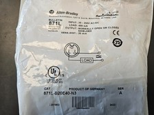 ALLEN BRADLEY 871L-B20E40-N3 PROXIMITY SENSOR, 2-WIRE AC/DC, 40MM HEAD SIZE