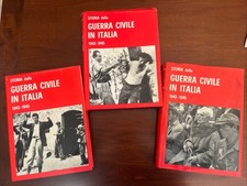 Storia della Guerra civile in Italia 1943-45-Giorgio Pisano-3 Volumi-FPE 1965
