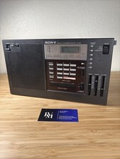 SONY FM/AM/SW Multi band Receiver Model No ICF-2001, Tested Made In Japan.