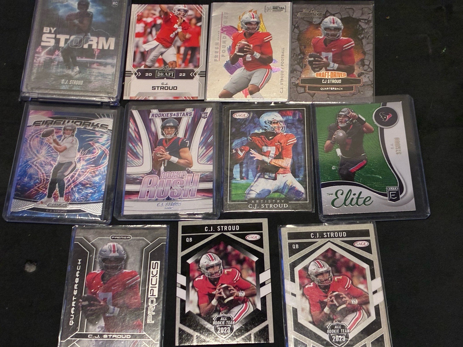 C.j Stroud Rookie Card Lot