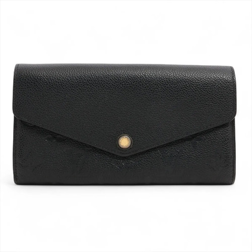 Louis Vuitton Empreinte Portefeuille Sarah M61182 Noir Long Wallet