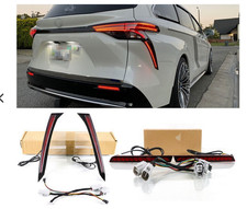 For Toyota Sienna 2021-2026 Led Rear Side Brake Warning Lightsbumper Fog Lamp4