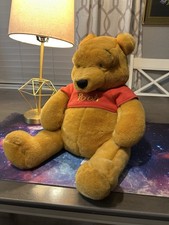 Vintage 90 s Disney Store Winnie The Pooh Large 20" Plush Stuffed Toy Bear