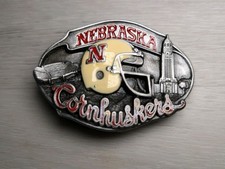 Siskiyou 1988 Nebraska Cornhuskers Football Numbered Miniature Belt Buckle