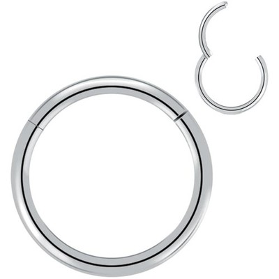 Nasenring, Piercing, Titan, Septum, 16G, 18G, 20G, Silber, Gold, Schwarz, Rose