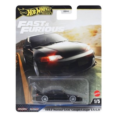 Hot Wheels 1993 Honda Civic Coupe Fast & Furious 2025 Case M (In