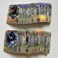 2026 Bowman CHROME Baseball Bowman Scouts Top 100 Partial 73 Of 100 Card Set