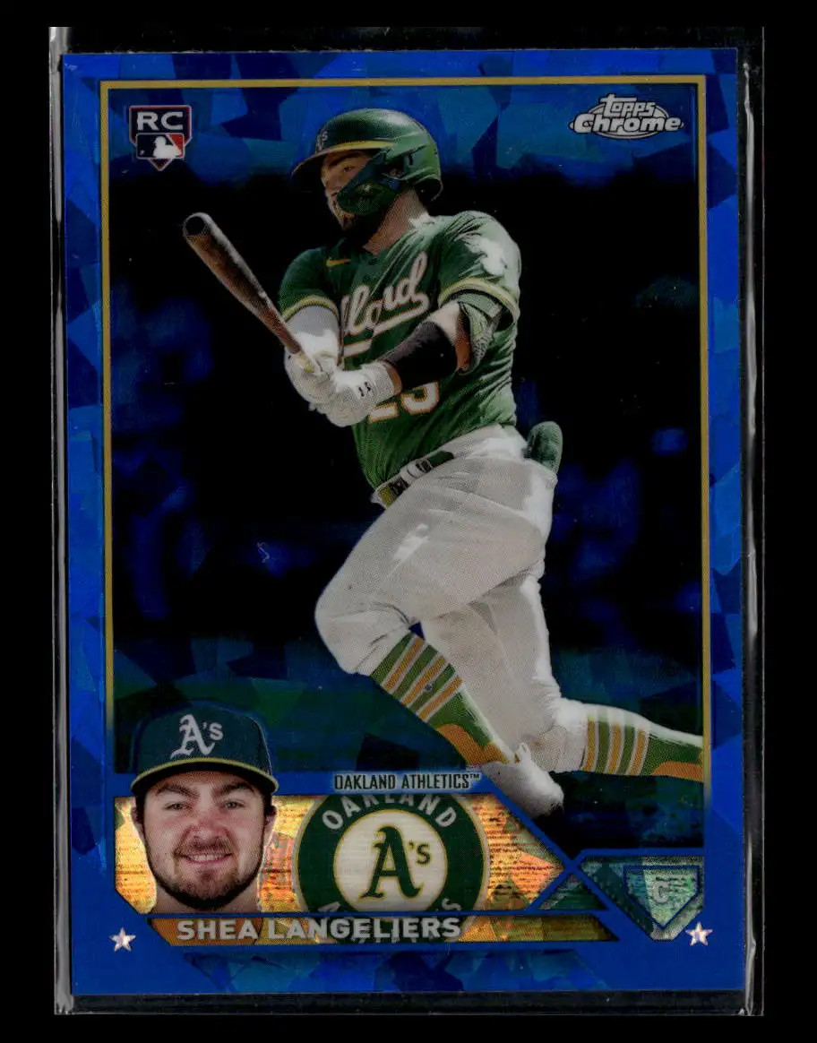 Shea Langeliers 2023 Topps Chrome Sapphire #127 RC