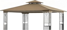 10x12 Regency II Gazebo Replacement Canopy Khaki