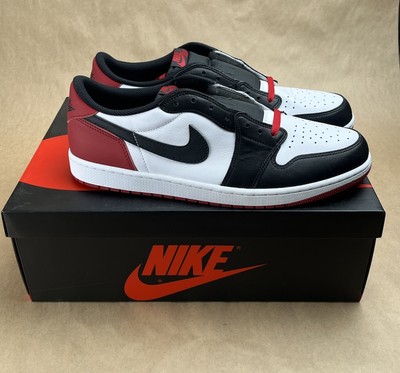 Nike Jordan 1 Retro Low OG 'Black Toe' Men's 15 CZ0790-106