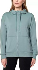 Mondetta Ladies' Performance Full Zip Hoodie Light Green Sz: 2X