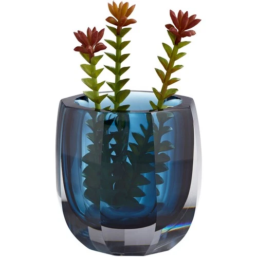 Cyan Design 11254 Azure Oppulence 5 inch Vase, Large - Picture 4 of 5