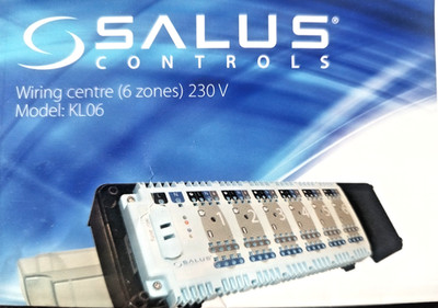 Salus Controls Regelklemmleiste KL06 Fußbodenheizung 230V 6-Zonen 230V