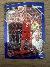 Lexie Hull 2025 Panini Prizm WNBA Blue Velocity Prizm Card -#51 Indiana Fever