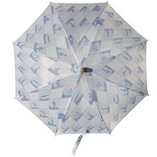 RARE Harry Potter Warner Bros 2000 Compact Umbrella Blue Hat Scar Potion