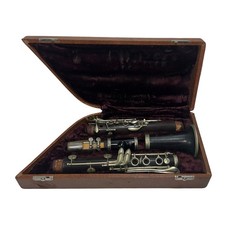 Antique Auguste Buffet Evette Paris Wood Clarinet 913 c.1920s French w/ Case