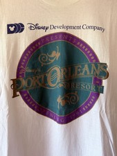 Vintage Walt Disney World Hotel Port Orleans Resort Opening 1991 Shirt Size XL