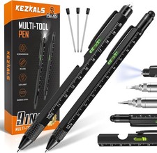 KEZKALS Gifts for Men, 2pack-9 in 1 Multi Tool Pen Set, Easter Gifts for Adults