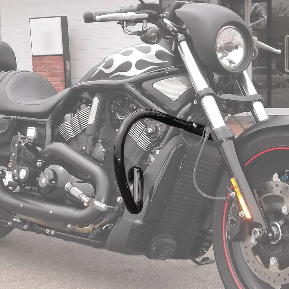 Protector de motor de 1,25" barra de choque de carretera apta para Harley Night ROD VRSCD 2006-2008 Foto 2 de 4