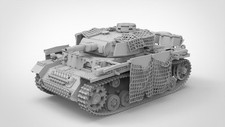 3D Printing 1/72 German Panzer III N late Tank model Unpainted