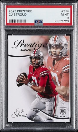2023 PANINI PRESTIGE #314 CJ STROUD PSA 9