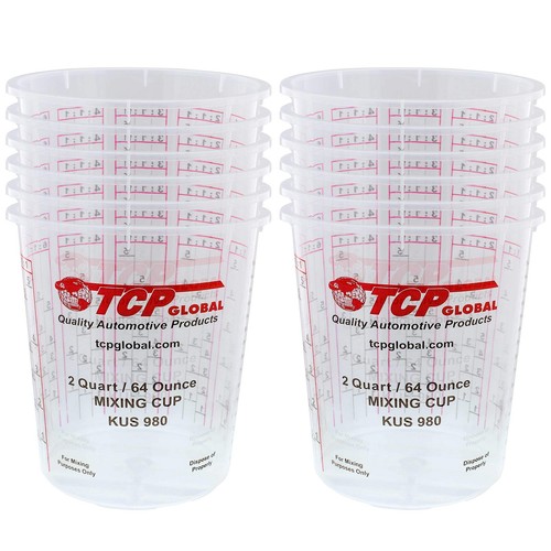 Paint Mixing Cups Plastic Measuring Cup Epoxy Resin, Disposable or Reusable, ...
