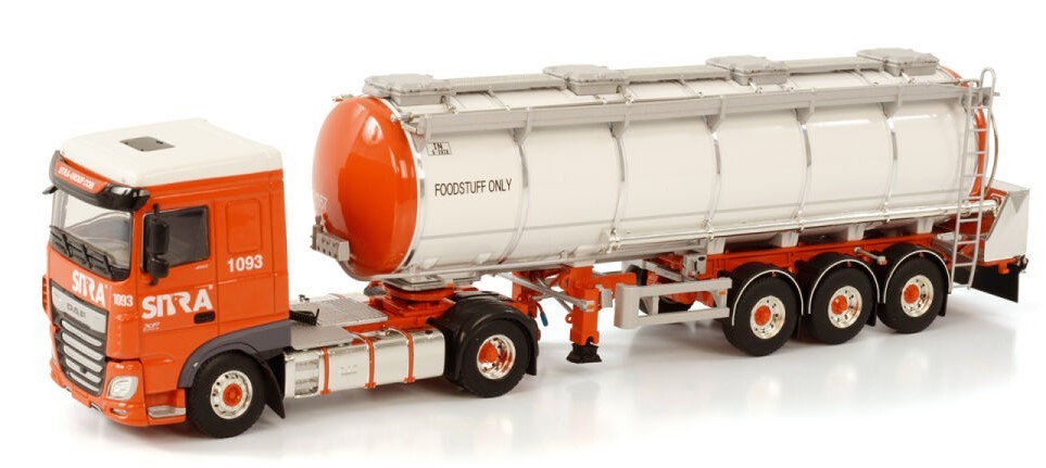 WSI DAF XF Euro SC camion citerne SITRA miniature 1/50 véhicule de collection zamak
