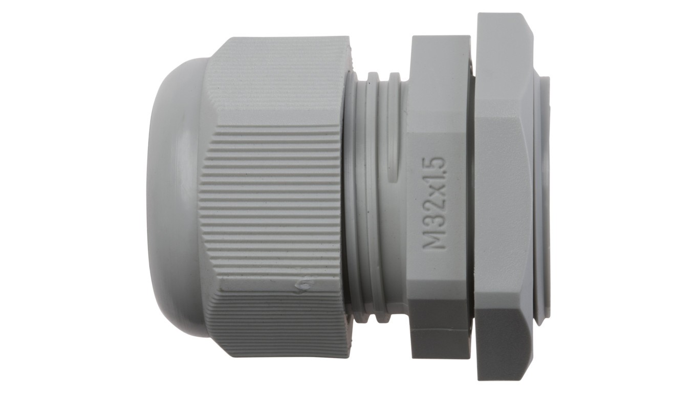 Cable Extender Polyamide M32 IP65 Light Grey ENYFIT AKM 32