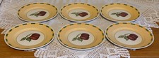Churchill Somerset Fruits SET of 6 Side / Tea Plates Plums 6 3/4" or 17cm VGC