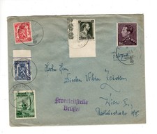 GERMANY BELGIUM Post Defeat 6.29 Auxiliary Front Control Feldpost 1940 Cover ZP