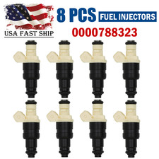 8 Pcs Fuel Injectors 0000788323 For Mercedes-benz Sl500 5.0l V8 Gas 1996-1998