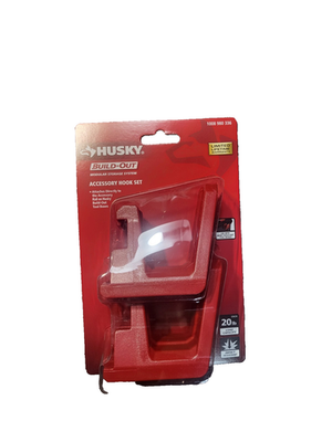 #ad Husky Build Out Accessory Hook Set 2 Hooks w 20 lb Load Capacity ea. $3.99