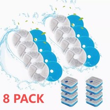 8 Packs Cat Water Fountain Filters Replacement Filters for Automatic Pet Fount