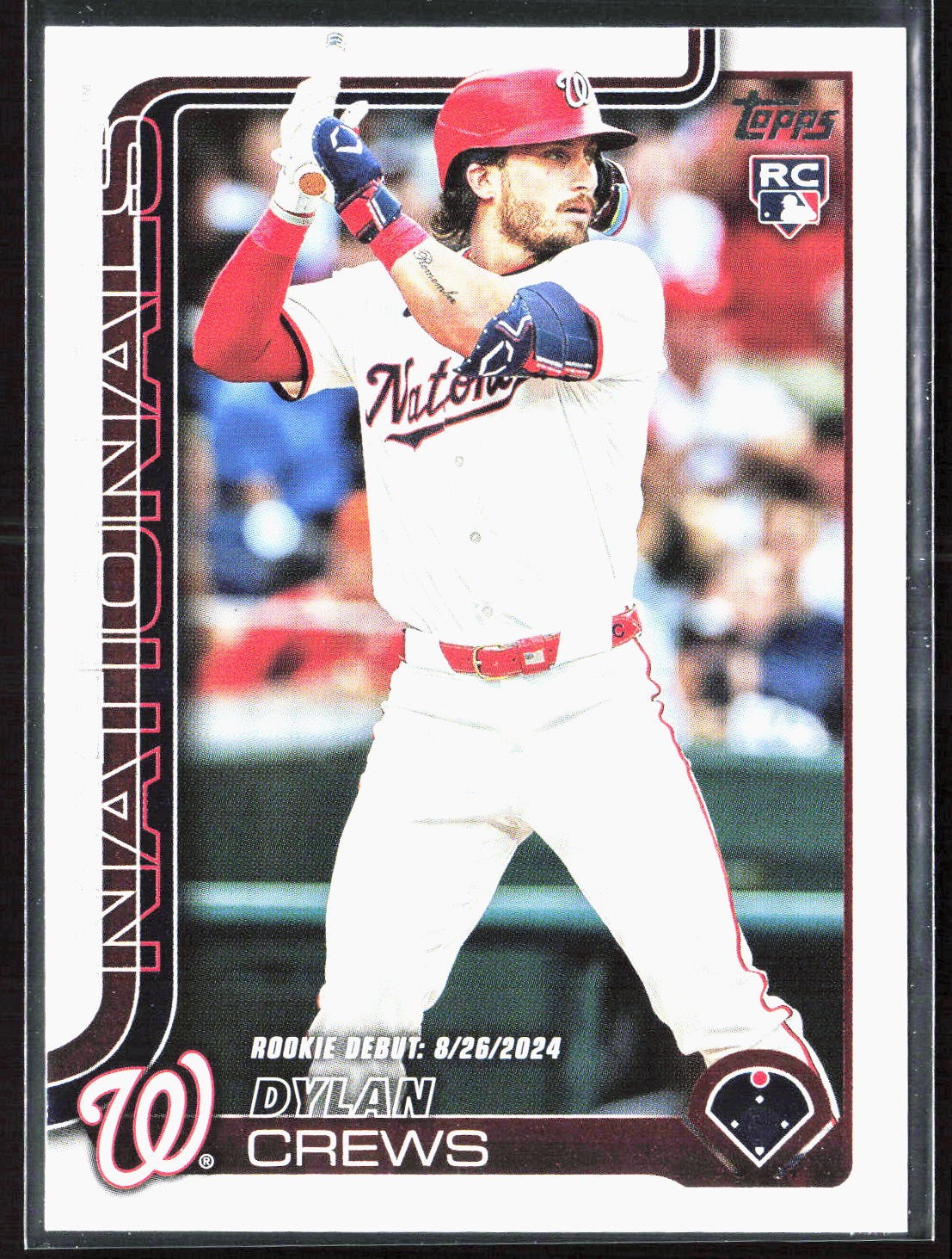 2025 Topps Update Dylan Crews #US223 Washington Nationals