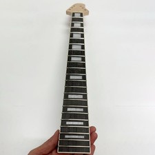 Unfinished DIY Maple Electric Guitar Neck 22 Fret 24.75" Jujube Wood Fretboard