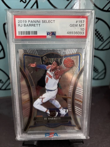 2019-20 Panini Select Premier Level RJ Barrett #157 PSA 10 GEM MT Rookie RC