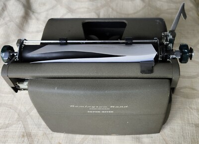 Vintage 1950's Typewriter Remington Rand Super-Riter Works. | eBay