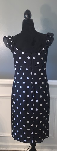 INC INTERNATIONAL NWT silk polka dot slip dress size 10 petite - Picture 5 of 7