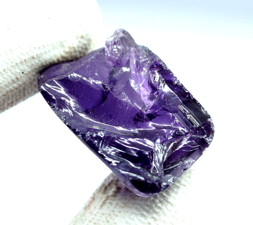 Hermosa piedra preciosa suelta áspera natural sin cortar cambio de color alejandrita de 72,50 quilates - Imagen 3 de 5