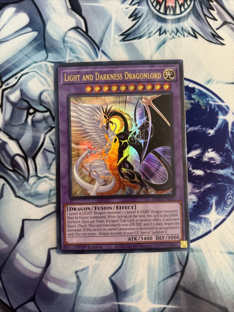 Light And Darkness Dragonlord Ultra Rare 1st Ed NM Yugioh INFO-EN034  