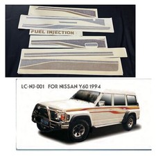 Nissan Patrol Y60 Complete Both Side Body Sticke Decal