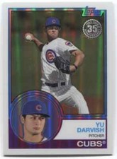 2018 Topps Series 2 YU DARVISH 1983 Silver Pack Chrome - CHICAGO CUBS - #64