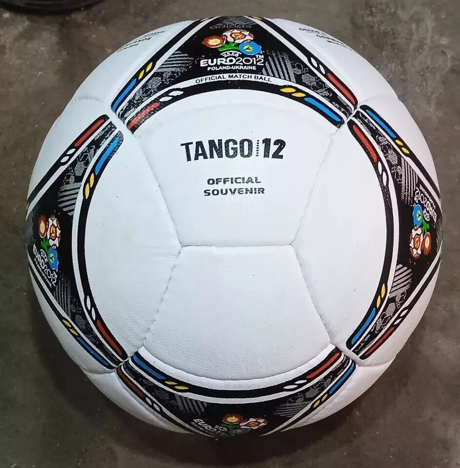 ADIDAS TANGO 12 UEFA EURO 2012 OFFICIAL MATCH SOCCER BALL Size 5