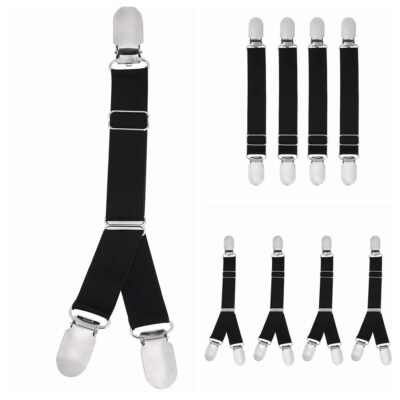 2/4PCS Y/I Style Garter Belt Women Stockings Clips Holder Suspender Unisex