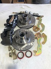 1963 1964 Corvette Disc Brakes Fits Original 15 Wheels Zero Offsetcross Drill