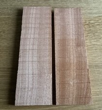 Mahogany Hardwood Timber Offcuts x 2 - *24.5 x 7.7 x 1.1cm Wood DIY Crafts 410h