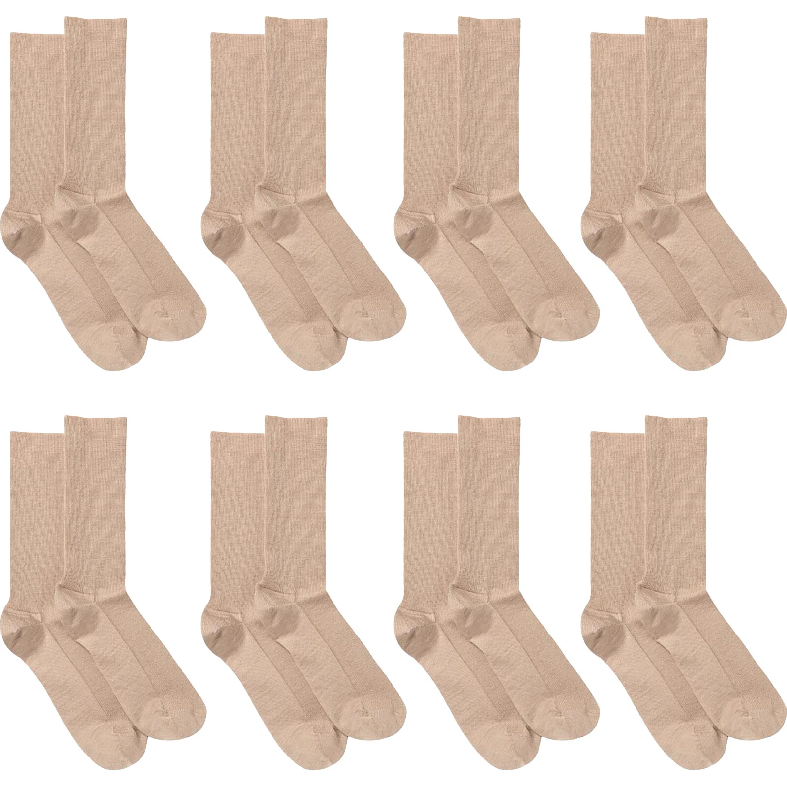 8 Pairs Holeproof Mens Merino Wool Blend Crew Everyday Socks Oatmeal Beige Bulk
Opens in a new windo